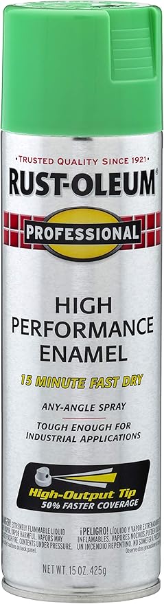 Rust-Oleum 7533838 Professional High Performance Enamel Spray Paint, 15 Oz by Rust-Oleum