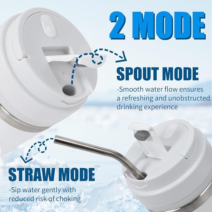 Ice Shave 2-in-1 Stainless Steel Vacuum Tumbler & Cordless Blender - 28oz - Image 5