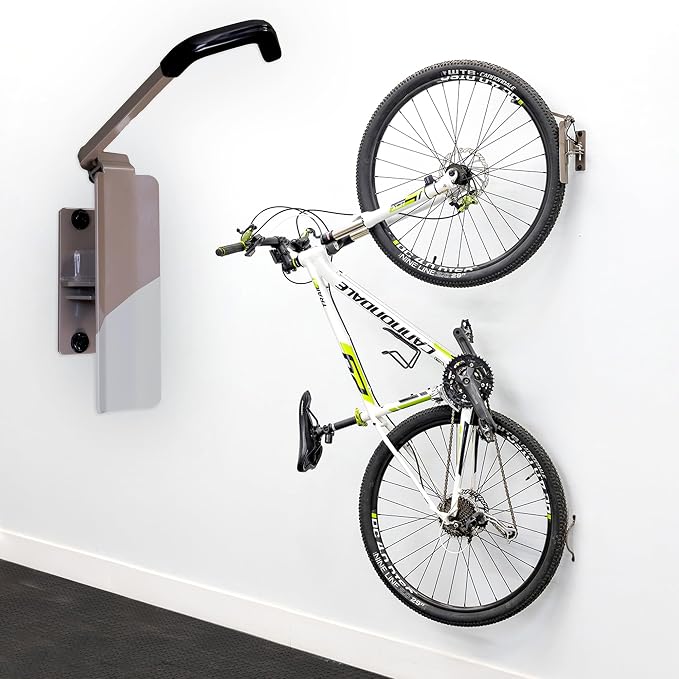 StoreYourBoard Bike Swivel Rack – Wall Mounted Garage Bike Storage, Vertical by StoreYourBoard