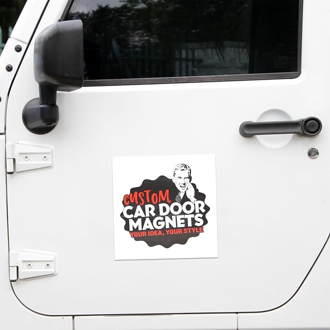 Custom Car Magnet Signs for Businesses 2 pk by Unknown