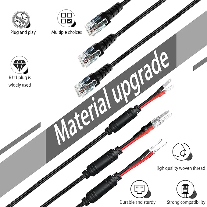 Radar Detector Hardwire Power Cord Mirror Wire Plug Tap, - Image 3