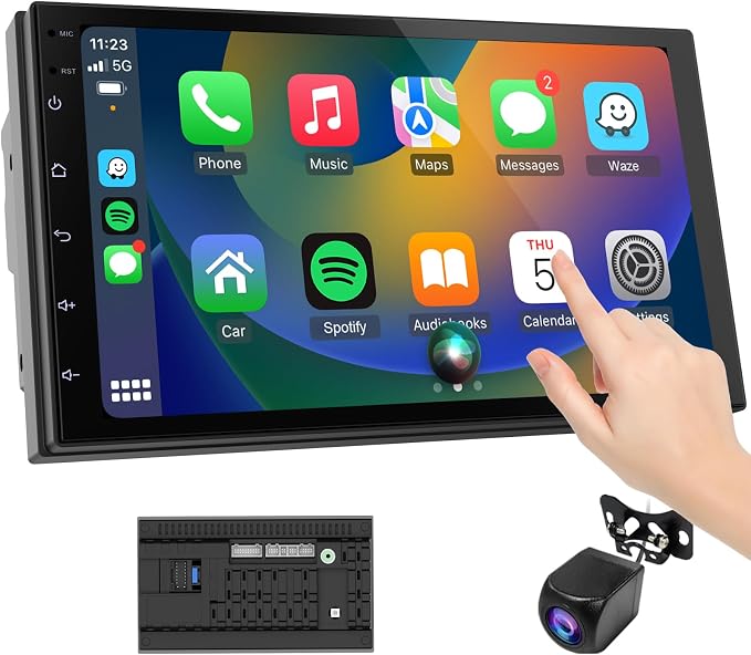 Wireless CarPlay Screen for Car & Android Auto Head Unit by Haudio
