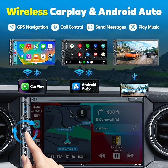 Upgrade Wireless Double Din Car Stereo - Image 2