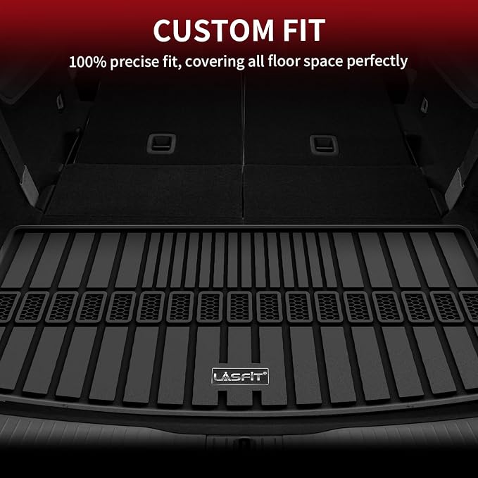LASFIT Trunk Mat for Jeep Grand Cherokee L 2021-2025 6-Passenger and - Image 8