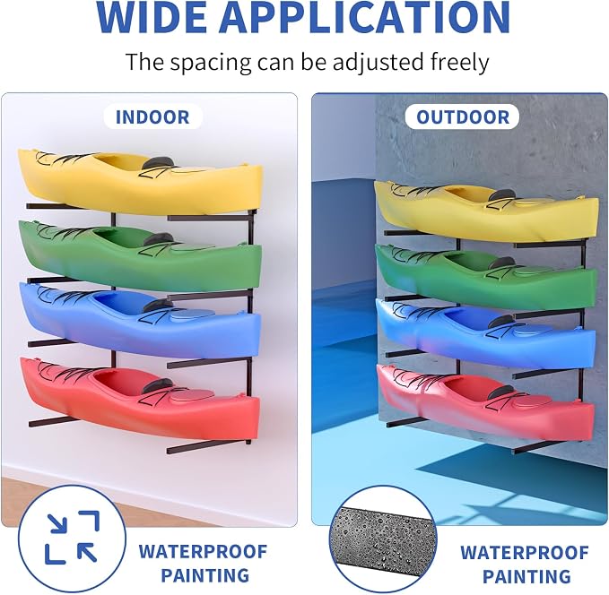 Wall Mounted Kayak Storage Rack, Kayak Racks - Image 4