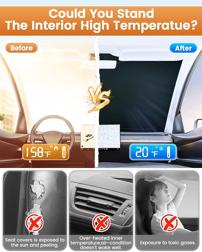 KUST Windshield Shade Custom Fit - Image 6