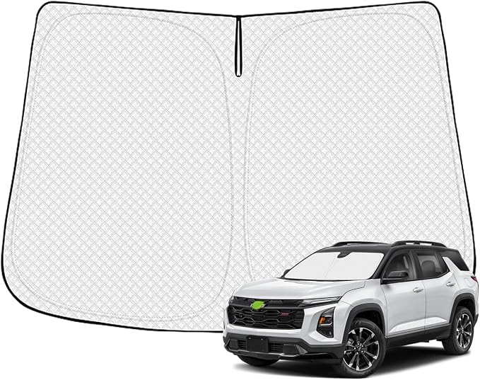 Windshield Sun Shade for 2025 2026 Chevrolet/Chevy Equinox Accessories Thicken by Canvcle