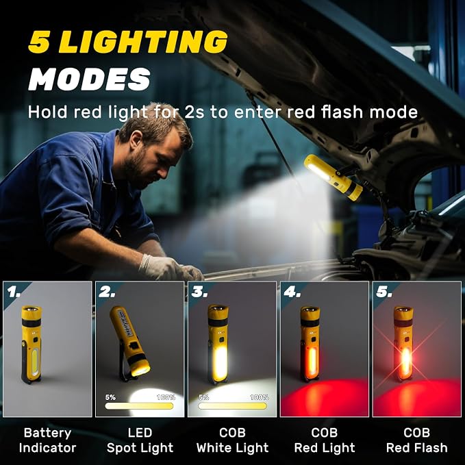 LED Rechargeable Work Light - Image 4