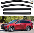 Window Visors Rain Guards for 2014 2015 2016 2017 2018 2019 Toyota Highlander by YQAUTEC