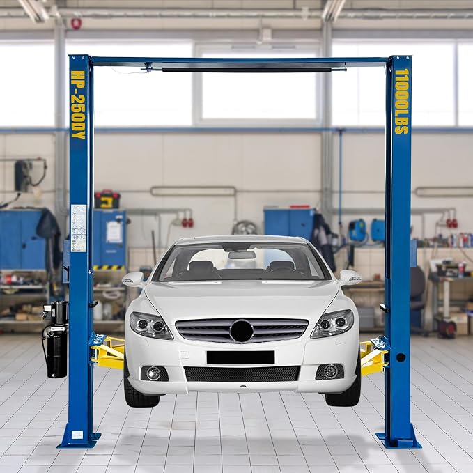 110V Two Post Car Lift 11, 000 LBS Single-Sided Unlocking Overhead Heavy Duty 2 - Image 8