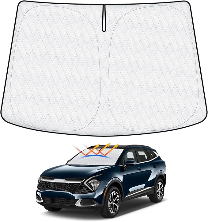 Cartist 5-Layer Windshield Sun Shade Custom Fit by cartist