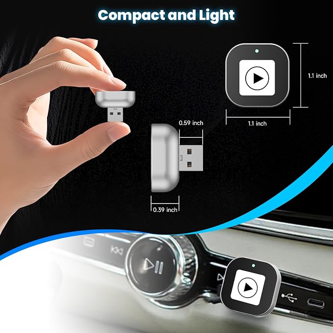 Spedal CL322 Wireless CarPlay & Android Auto Adapter – 2025 Upgrade Mini Design - Image 6
