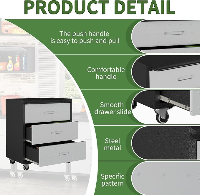 Metal Garage Storage Cabinet - Image 4