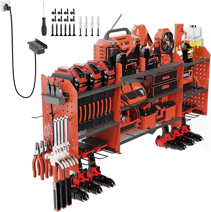 45" Large Power Tool Organizer Wall Mount by Kweetle