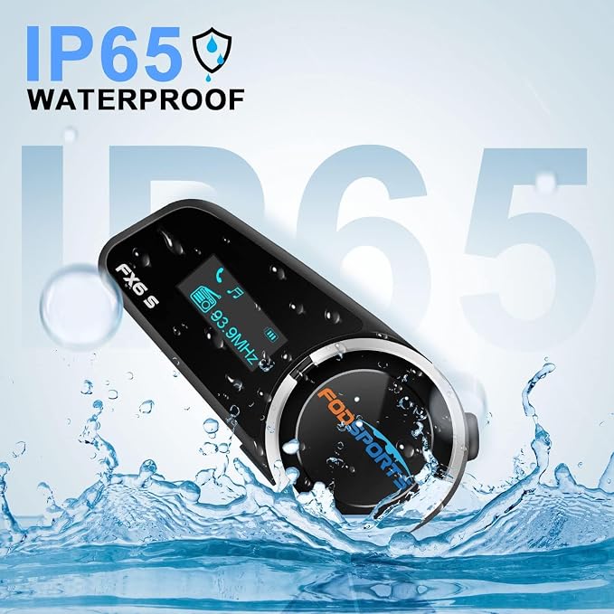 Fodsports FX6S Bluetooth Motorcycle Headset, 6-Way Motorbike Intercom Bluetooth - Image 6