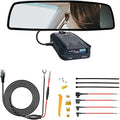 Radar Detector Rearview Mirror Rod Mounting Bracket and Radar Direct Power Cord by SDSACZMU