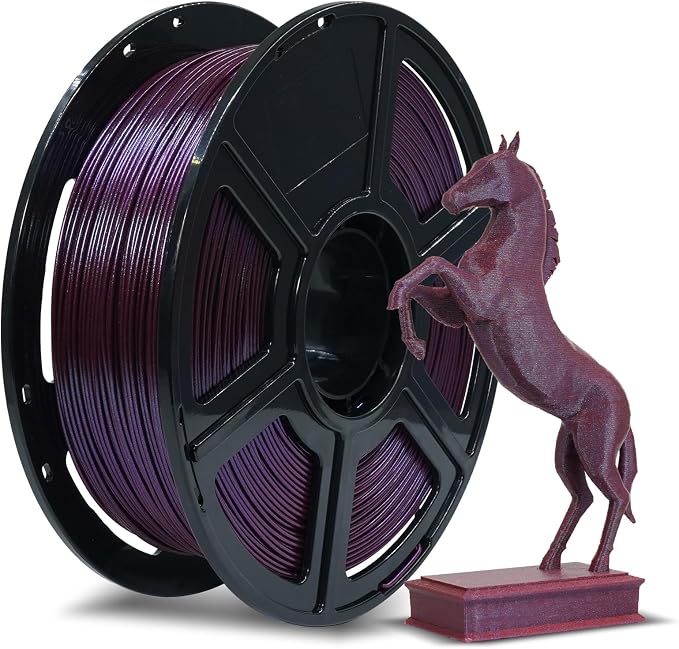 FLASHFORGE PLA Filament 1.75mm +/- 0.02mm Marsala, Color Changeable 3D Printer by FLASHFORGE