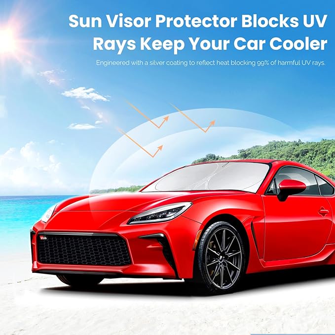 Sunshade for Toyota 86/2022-2023 Toyota GR86 Accessories Front Window 210T - Image 5