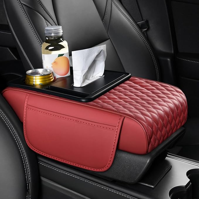 Center Console Cover Organizer, 5-In-1 Arm Rest Cover by STSoleMeT