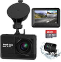 Dash Cam Front and Rear, 2.5K+1080P Dual Dash Camera by DKK