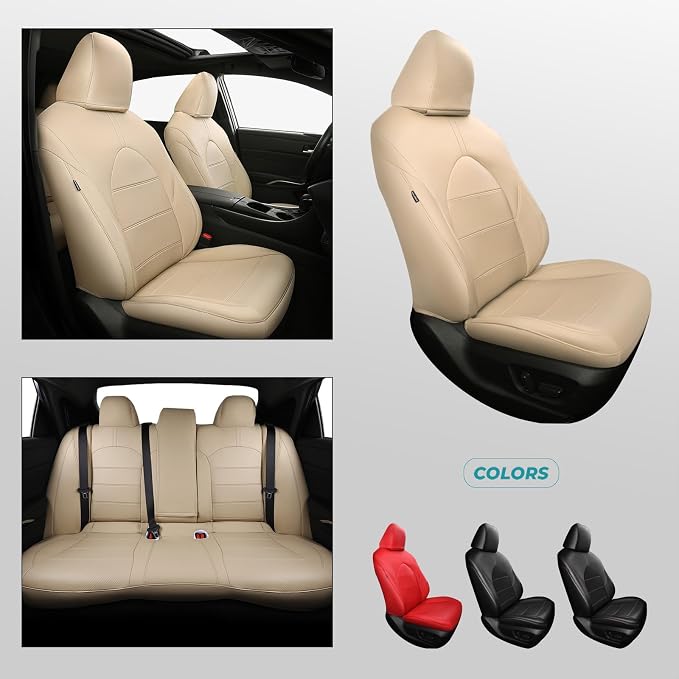 for Toyota Camry Seat Covers XLE XSE V6 2018 2019 2020 2021 2022 2023 2024 - Image 8