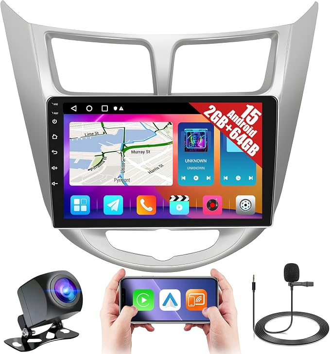 Android 15 Car Stereo for Hyundai Accent 2010-2016 by Realdio