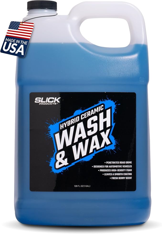 Slick Products Wash & Wax Extra Thick Foaming Cleaning Solution Motorcycle by SlickProducts