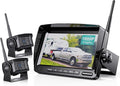 Digital Wireless Backup Camera System Kit, IP69K Waterproof Wireless 2 Rear by ZEROXCLUB