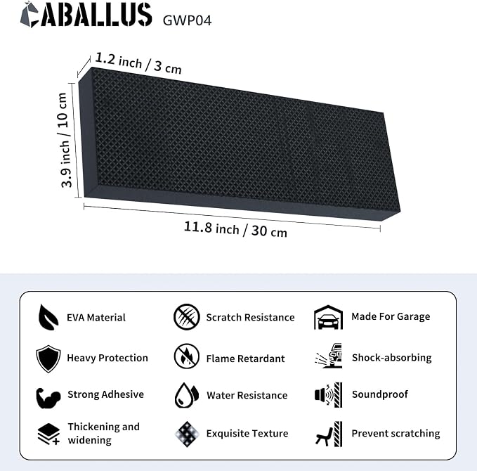 GWP04 Garage Wall Protector Car Door Protectors, Garage Accessories, Parking - Image 2