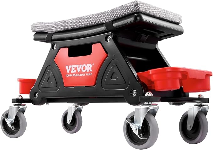 VEVOR Mechanic Stool 300 LBS Capacity Garage Stool Gift - Image 11