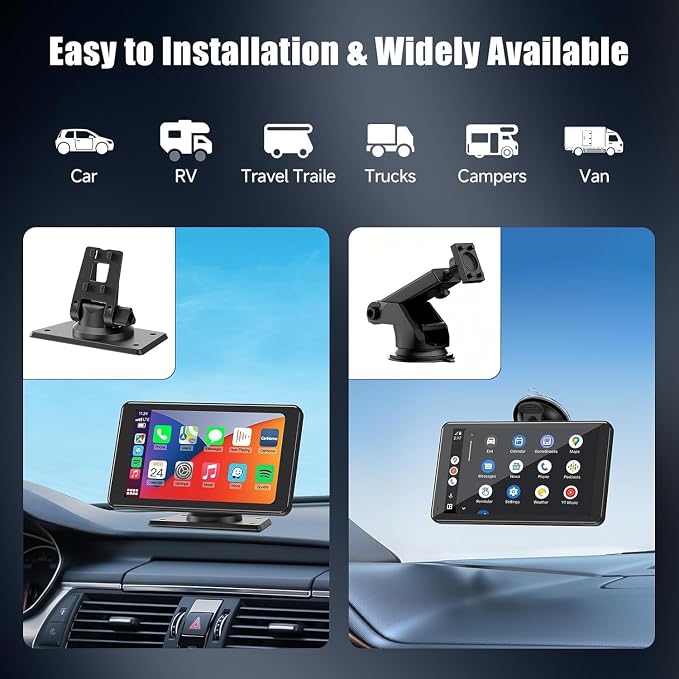 Portable Wireless Carplay Car Stereo - Image 7