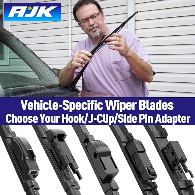 AJK Windshield Wiper Blade, OEM Quality Front and Rear Windshield Wipers - Image 5