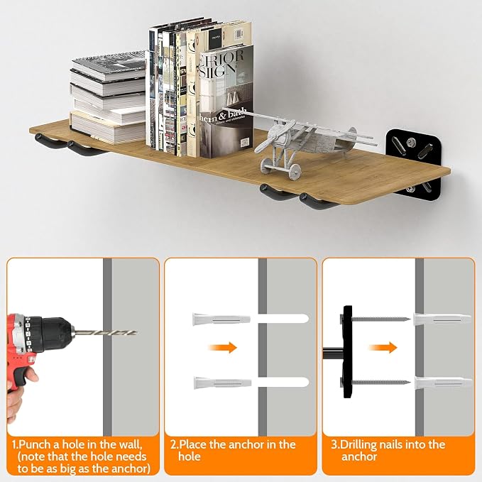 2PCS Racks for chairs, 12.4 inch Garage Hooks, Heavy Duty Hooks, Wall Mount - Image 6