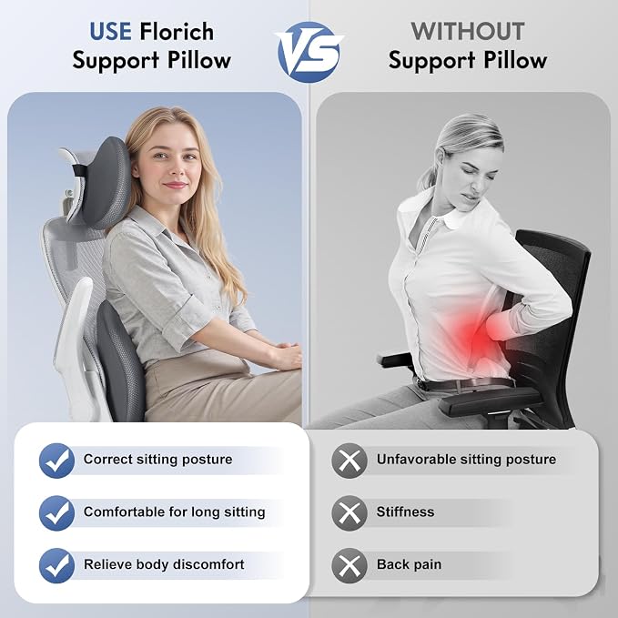 FLORICH Lumbar Support Pillow and Neck Pillow - Image 5
