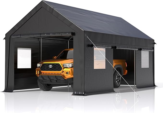 Polar Aurora Carport, 12x20 FT Heavy Duty Carport - Image 7