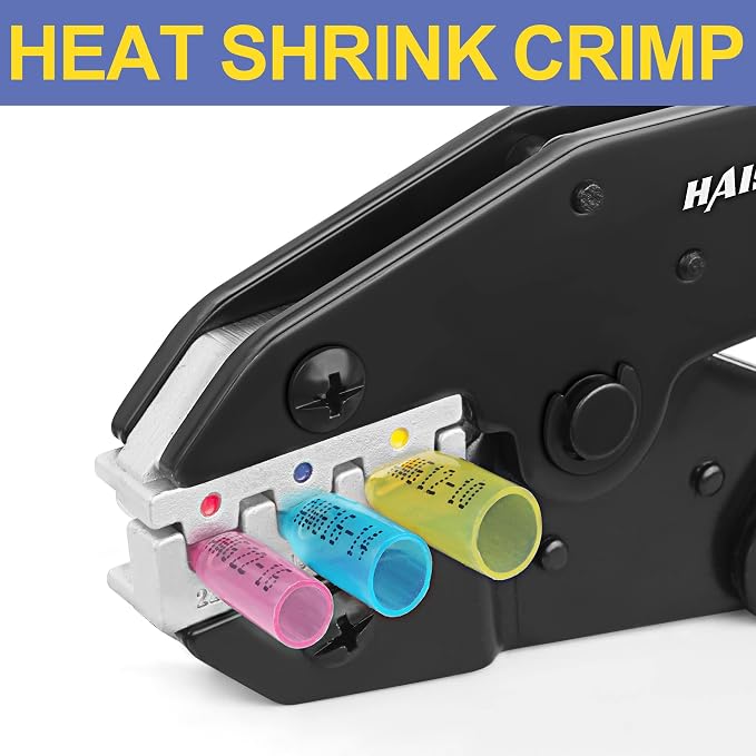 haisstronica Crimping Die for Heat Shrink Connectors, 22-10 AWG - Image 3