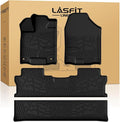 LASFIT Floor Mats for Honda Ridgeline 2025 2024 2023-2017 Crew Cab, All Weather by LASFIT