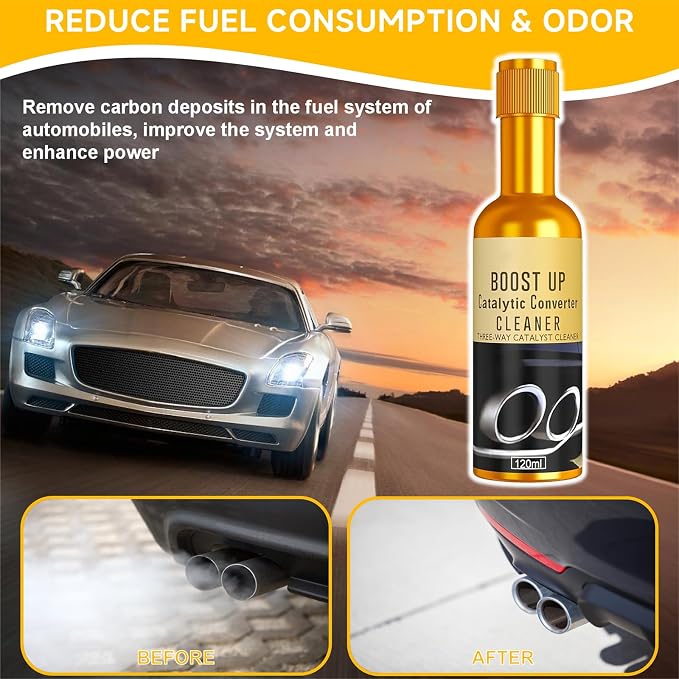 Catalytic Converter Cleaner, 120 ml Auto Parts Engine Cleaner, Exhaust System - Image 5