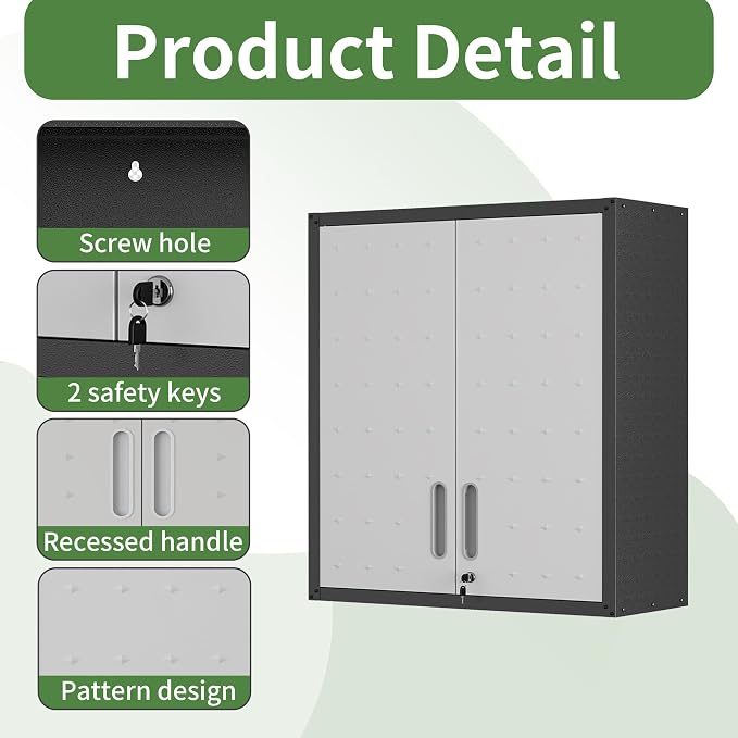 Garage Wall Cabinet, Metal Wall Cabinet - Image 4