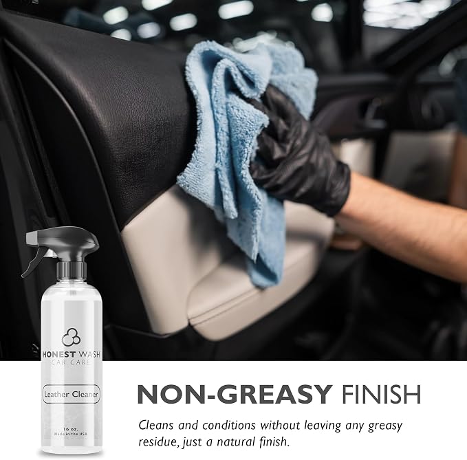 Honest Wash Car Leather Cleaner – Cleans, Conditions, & Restores Leather | - Image 6