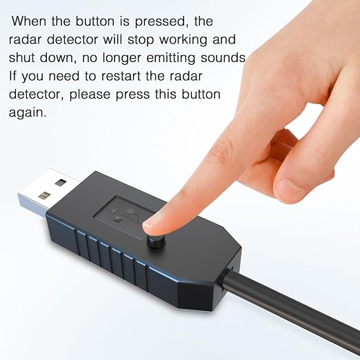 Radar Detector Cable, USB to RJ11 Plug Power Cord - Image 3