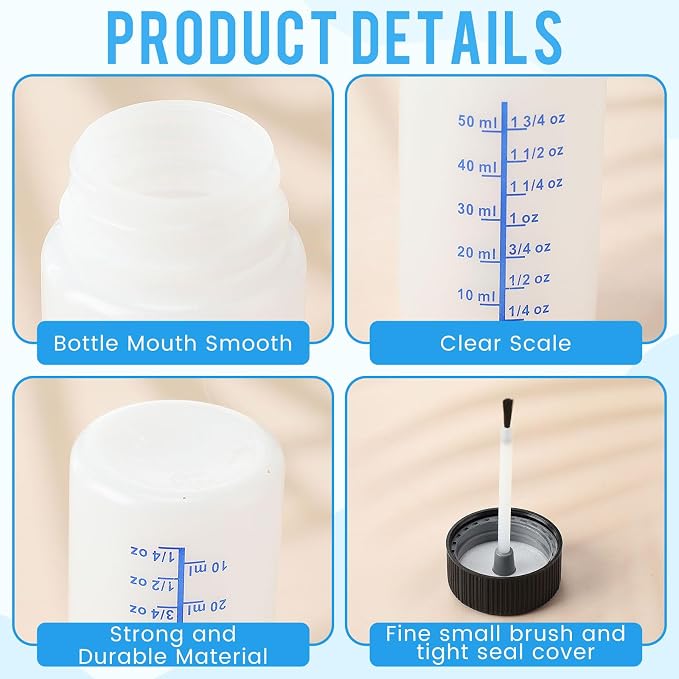 Mumufy 180 Pcs Paint Touch up Paint Bottles - Image 6