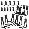 3-H Slatwall Accessories 20 Pack, Single and Double Slatwall Hooks & Hangers by 3-H