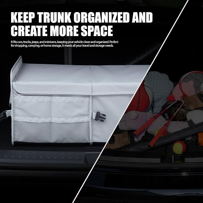 LIBZAKI Car Trunk Storage Organizer - Image 5