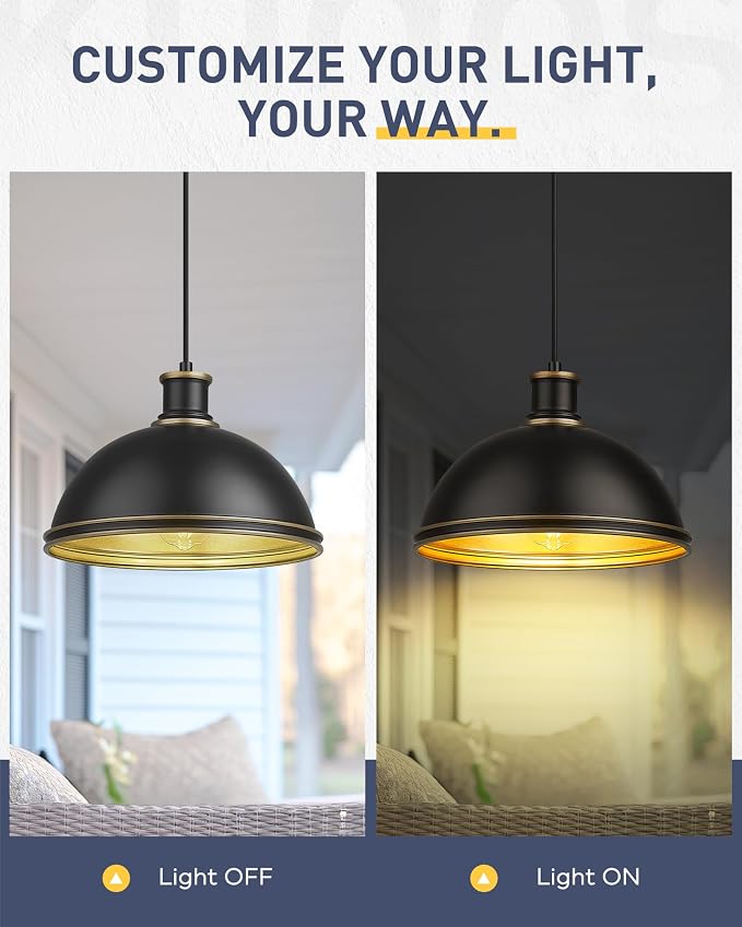 kudos Outdoor Pendant Light, KDOPL03-BK-S - Image 7