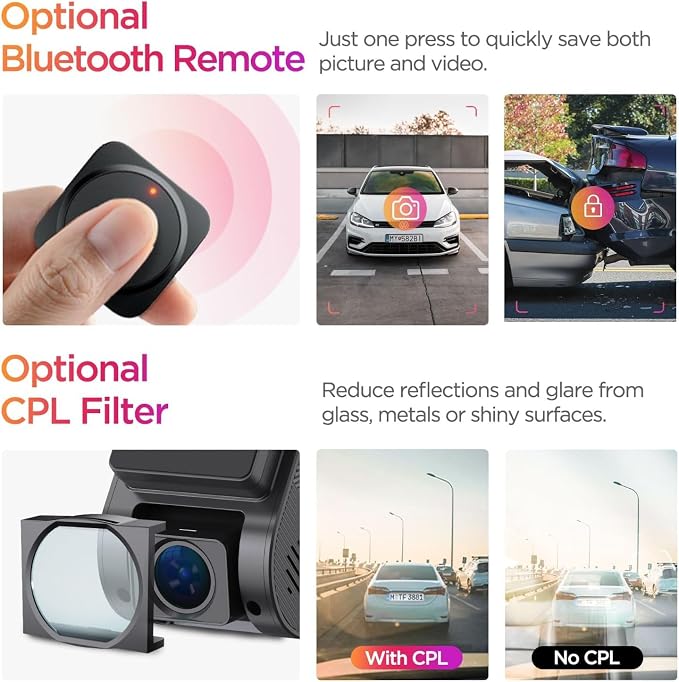 VIOFO Dash Cam A119 Mini 2, STARVIS 2 Sensor, 2K 60fps/HDR 30fps Voice Control - Image 9