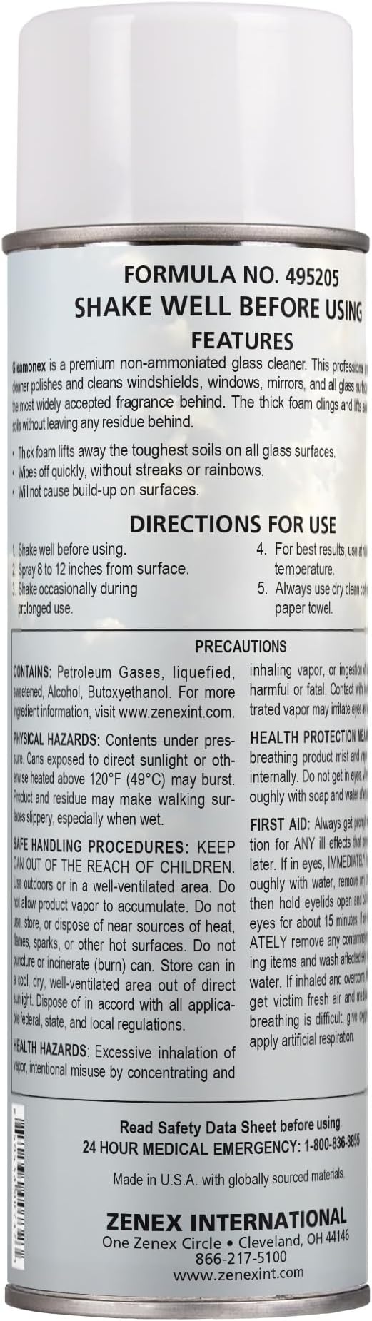 Zenex Gleamonex Premium Glass Cleaner - Image 6