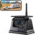 WiFi Magnetic Solar Wireless Backup Camera, 10500mAh Rechargeable 1080P Rear by DVKNM