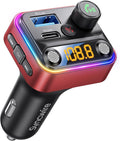 Syncwire Bluetooth 5.4 FM Transmitter Car Adapter 42W Wireless FM Radio Music by SYNCWIRE