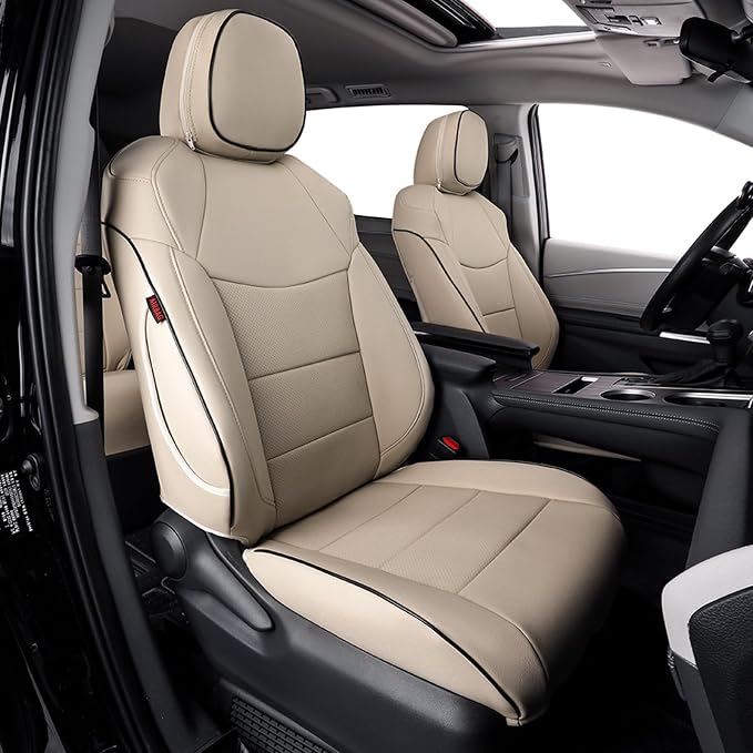 EKR Sienna Seat Covers for 2021 2022 2023 2024 2025 Toyota Sienna LE, 8 Seats by EKR